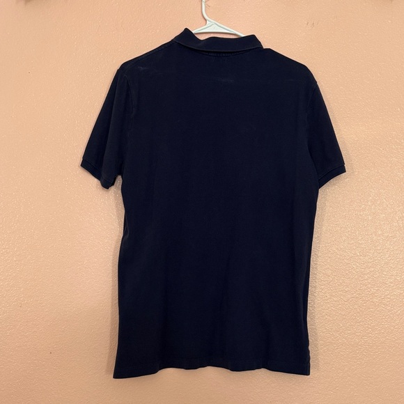 Polo by Ralph Lauren Men's Dark Blue Polo with Embroidered Crest - Picture 4 of 4